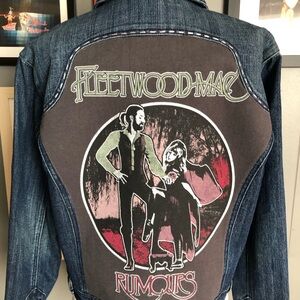 Fleetwood Mac Denim Jacket with Graphic Back